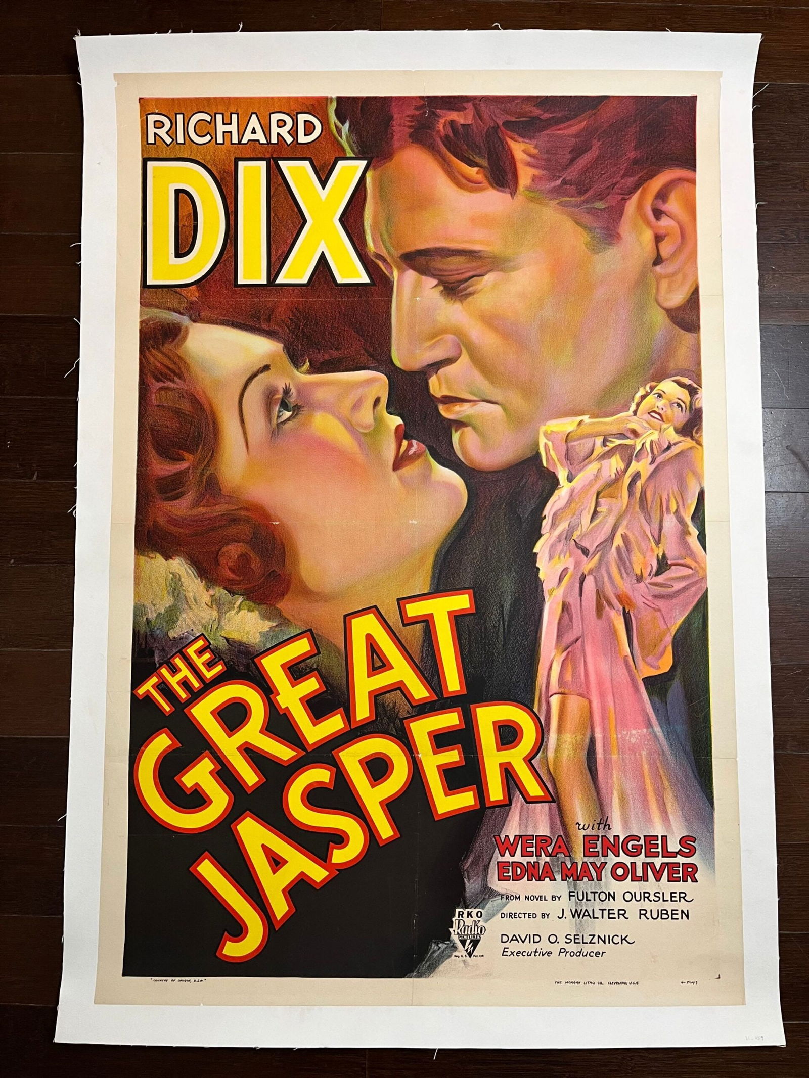 The Great Jasper (1933) US One Sheet Movie Poster LB: The Great Jasper (1933) US One Sheet Movie Poster LB, Please refer to the attached photos to determine the condition of this original vintage item. Note: LB means Linen Backed. Ready for you to frame!