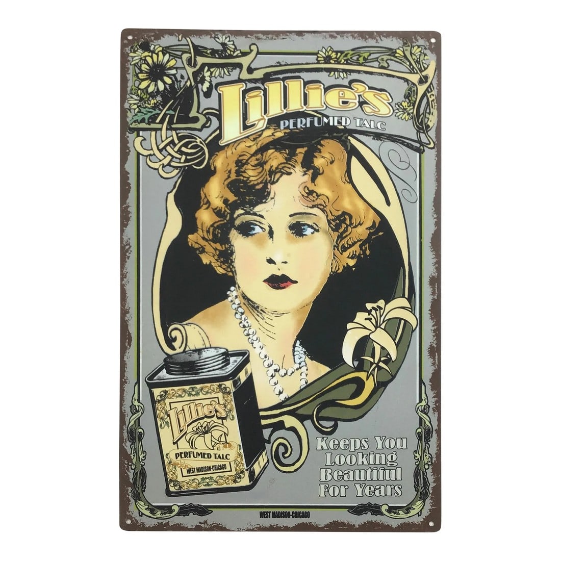 Vintage Metal Wall Art Advertisement: This beauty is quite heavy. In wonderful condition for the age. Not tin as are most signs such as these are usually made of. Perfect for your man cave and nice neutral colors. Or put her on the wall i