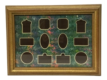 Il Papiro Firenze Framed Photo Marbled Paper Presentation