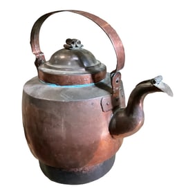 Early 19th Century Swedish Copper Water Kettle