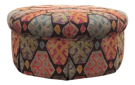 Modern Tribal Print Kincaid Ottoman