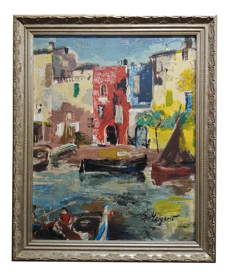 S. Margarit - Gondola Ride in Venice- Oil Painting (1 of 9)