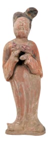19th Century Antique Chinese Tan Dynasty Pottery Figurine