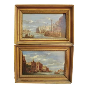Pair of 18th Century Scenes of Venice - Pair of 2