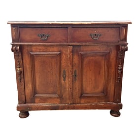 Antique Eastern European Sideboard Cabinet