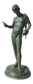 Grand Tour Bronze of Narcissus