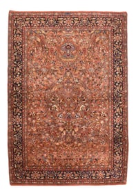 Indian Tabriz Rug 5'0" X 7'4''