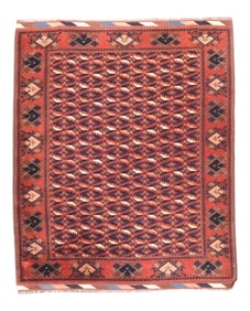 Semi Antique Hand Made Afghani Afghanestan Rug