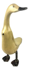 Hand Crafted Artisan Carved Wood Duck