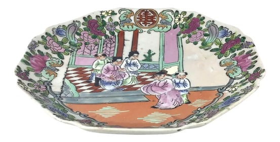 Vintage Handpainted Porcelain Chinese Plate