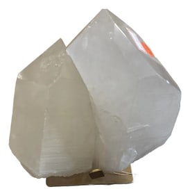 A Quartz Crystal on Golden Stand - C