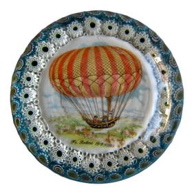 Vintage Air Balloon French Paper Weight