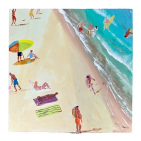 Beach Life Acrylic on Canvas by Joe Davis 2008