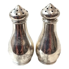 Antique Sterling Silver Salt Shakers (Pair) by S. Kirk & Son Co.