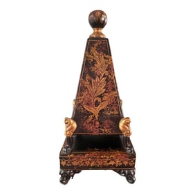 Chinoiserie Style Obelisk