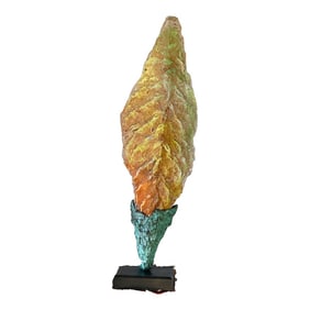 Björn Ekegren Sand Cast Glass Sculpture -- "Satelite"