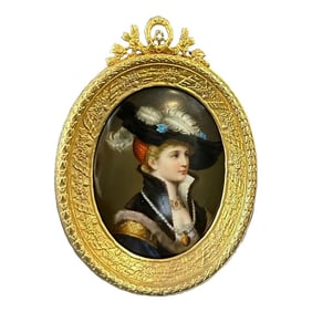 Late 19th Century KPM Painting on Porcelain