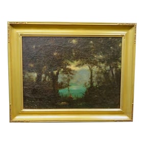 Mid 20th Century L. Dolice Oil Painting