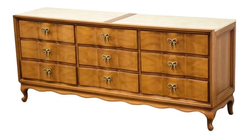 American of Martinsville French Provincial Long Dresser