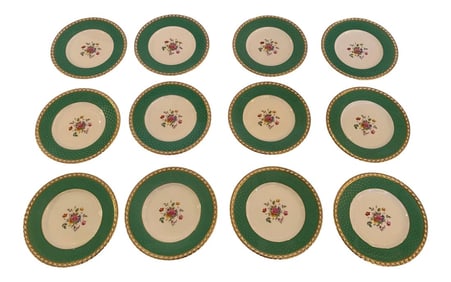 Tiffany China Dessert or Luncheon Plates -Set of 12