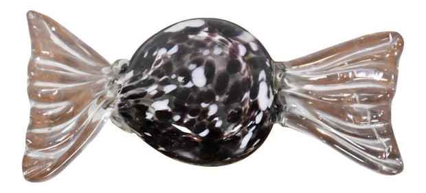 Purple Murano Glass Candy Object