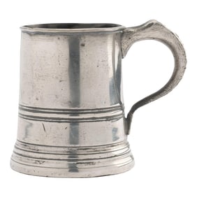 Yates & Birch Pewter Half Pint Mug (1839-1860)