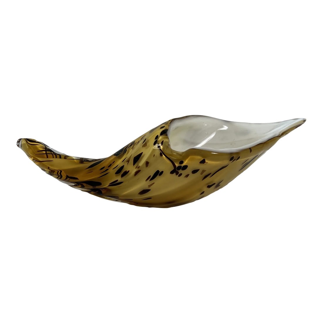 Murano Art Glass Horn Shaped Object D'Art (1 of 6)