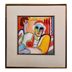 Nancy Kittredge -Rich Woman vs. Poor Woman-Oil Painting