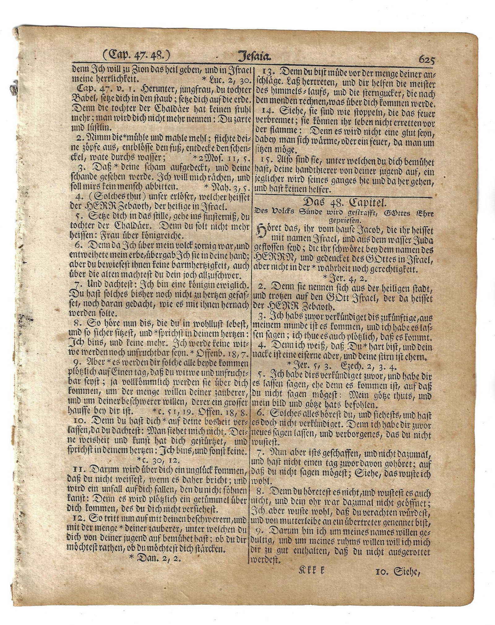 1776 Revolutionary War Bible Leaf Saur Germantown: Title: 1776 Revolutionary War Bible Leaf Saur Germantown Additional Information: A leaf from a bible printed during the Revolutionary War by Christoph Saur in Germantown, 1776, In Fraktur. The bible i