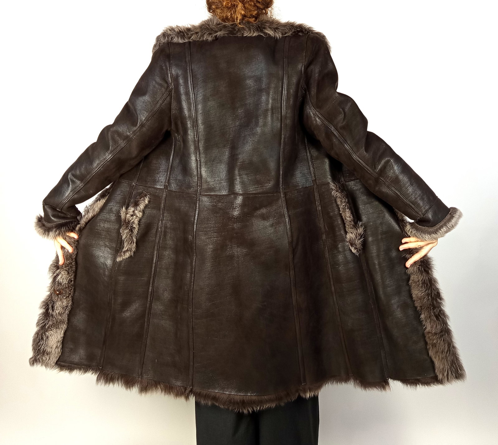 DYED FOX FUR COAT EU: S - US:6 (1 of 10)
