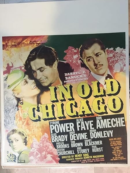 In Old Chicago (1938) US Jumbo Window Card Movie Poster: In Old Chicago (1938) US Jumbo Window Card Movie Poster, Please refer to the attached photos to determine the condition of this original vintage item. Note: LB means Linen Backed. Ready for you to fra