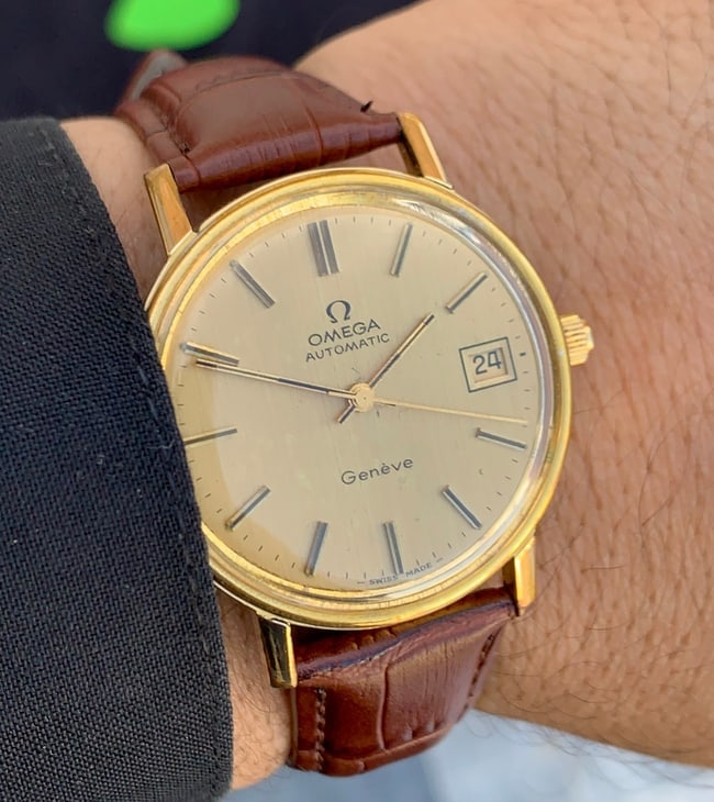 Vintage Omega Geneve, Automatic English made Dennison Stainless case (1 of 1)