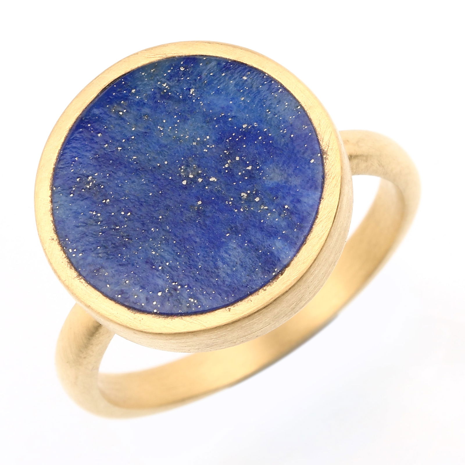 Ring: Lapis Lazuli Plate Round 13.00mm (1 of 1)