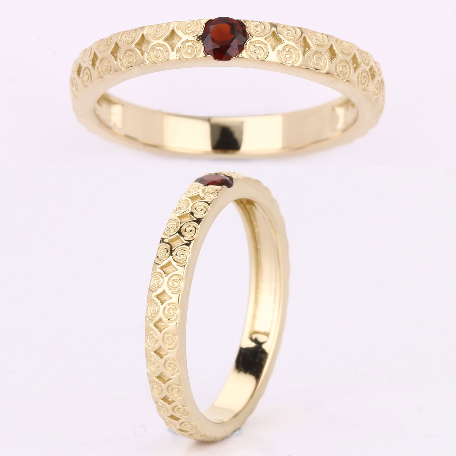 Ring: Garnet Round 3.00mm (1 of 1)