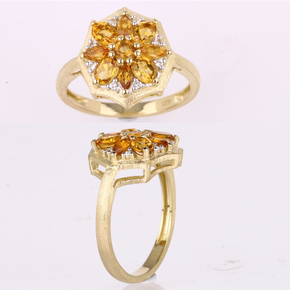 Ring: Madeira Citrine Round 3.00mm (1 of 1)