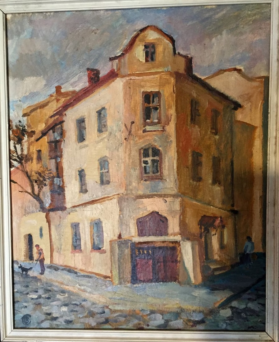 Oil painting Ushinsky lane Strelnikov Vladimir Vladimirovich (1 of 10)
