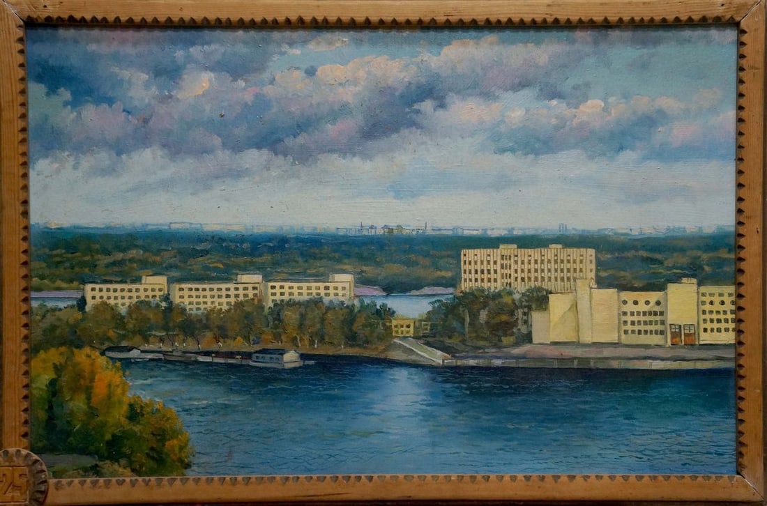 Oil painting Fishing port Filatov Vladimir Nikolaevich (1 of 8)