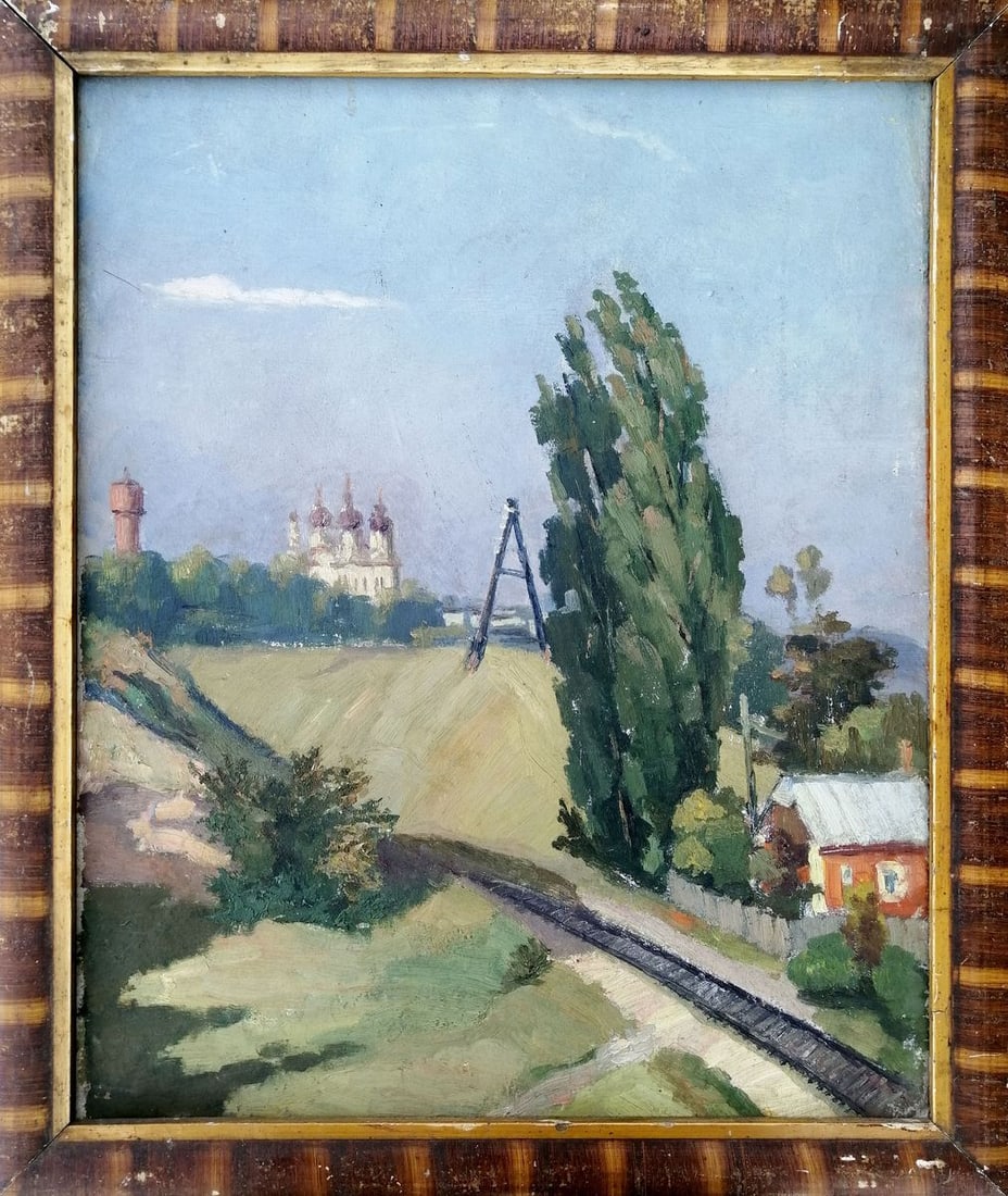 Oil painting Way home Unknown artist (1 of 10)