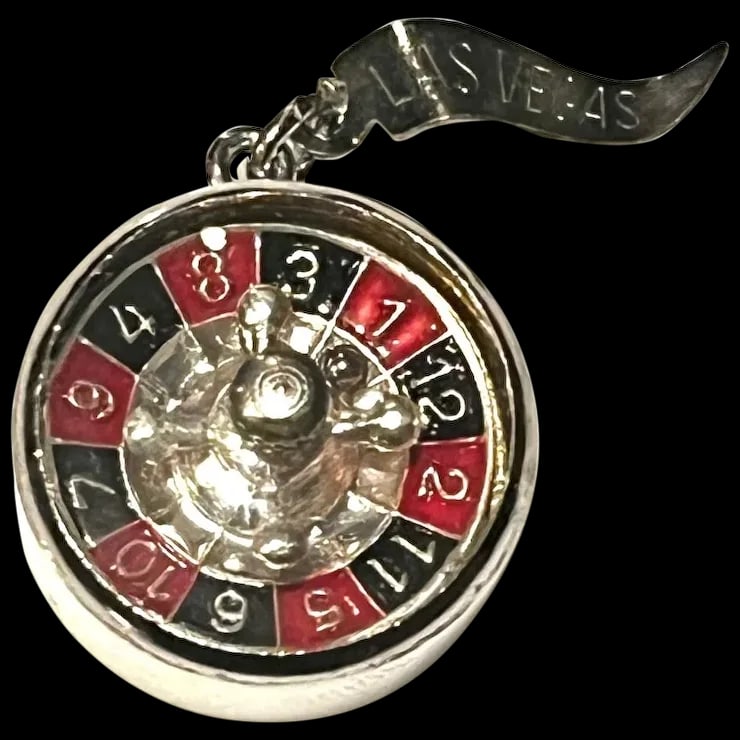 Vintage Danecraft Sterling Silver Good Luck Roulette Casino Charm- Las Vegas: Title: Vintage Danecraft Sterling Silver Good Luck Roulette Casino Charm- Las Vegas Description: Vintage Danecraft Sterling Silver Good Luck Roulette Casino Charm- Las VegasHallmarked: SterlingWeighs: