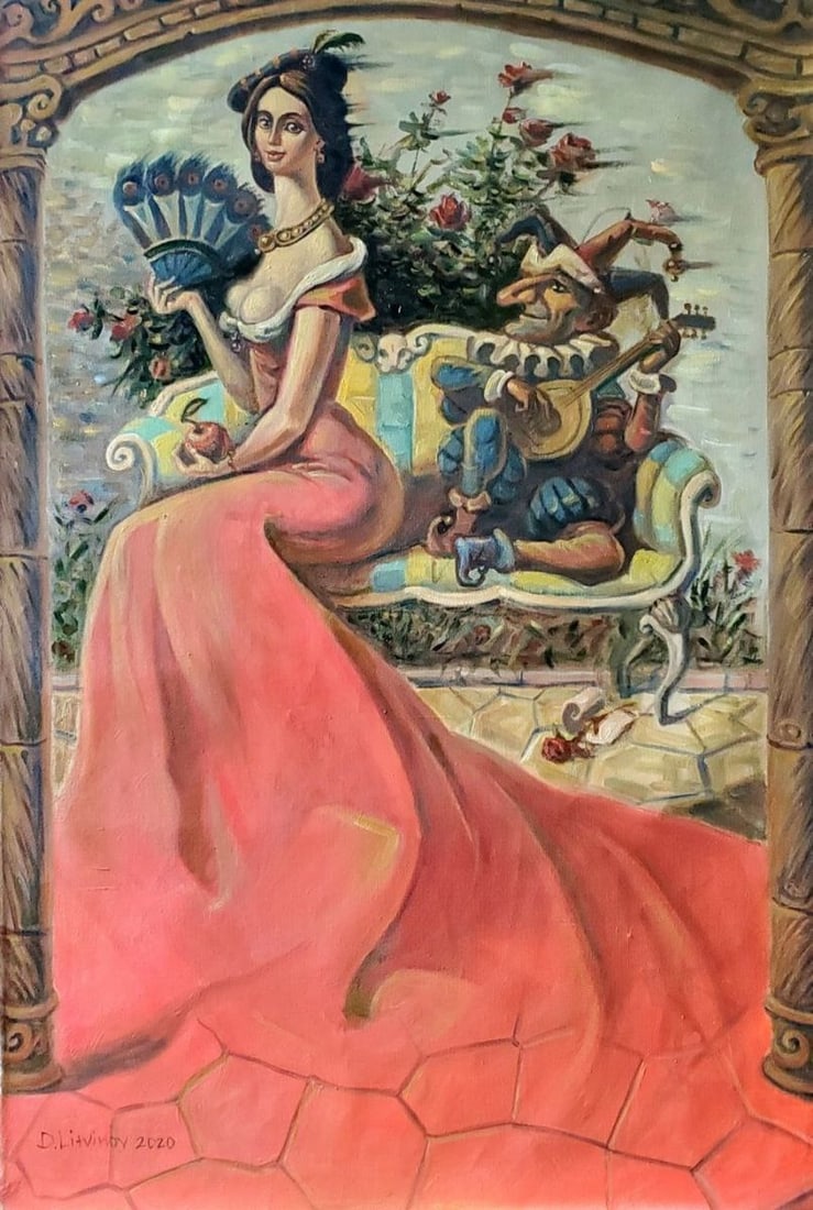 Oil painting Stranger Litvinov Daniil Olegovich (1 of 5)