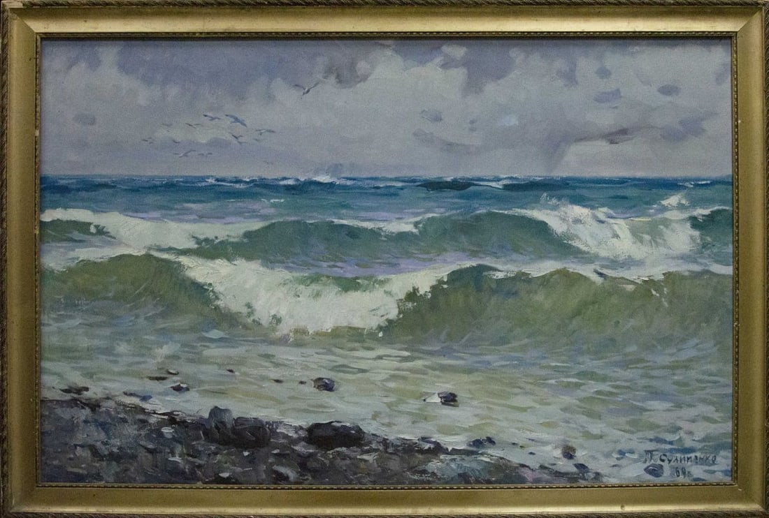Oil painting Seascape Sulimenko Petr Stepanovich (1 of 11)