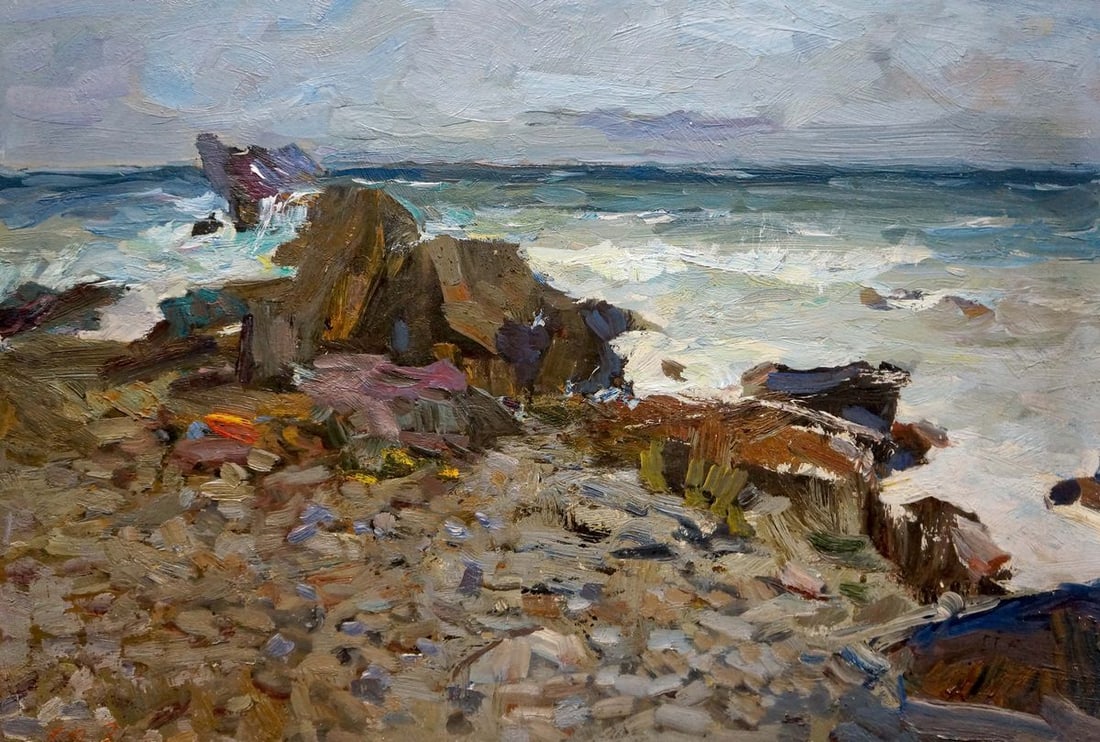Oil painting Seascape Zakharov Fedor Zakharovich (1 of 8)