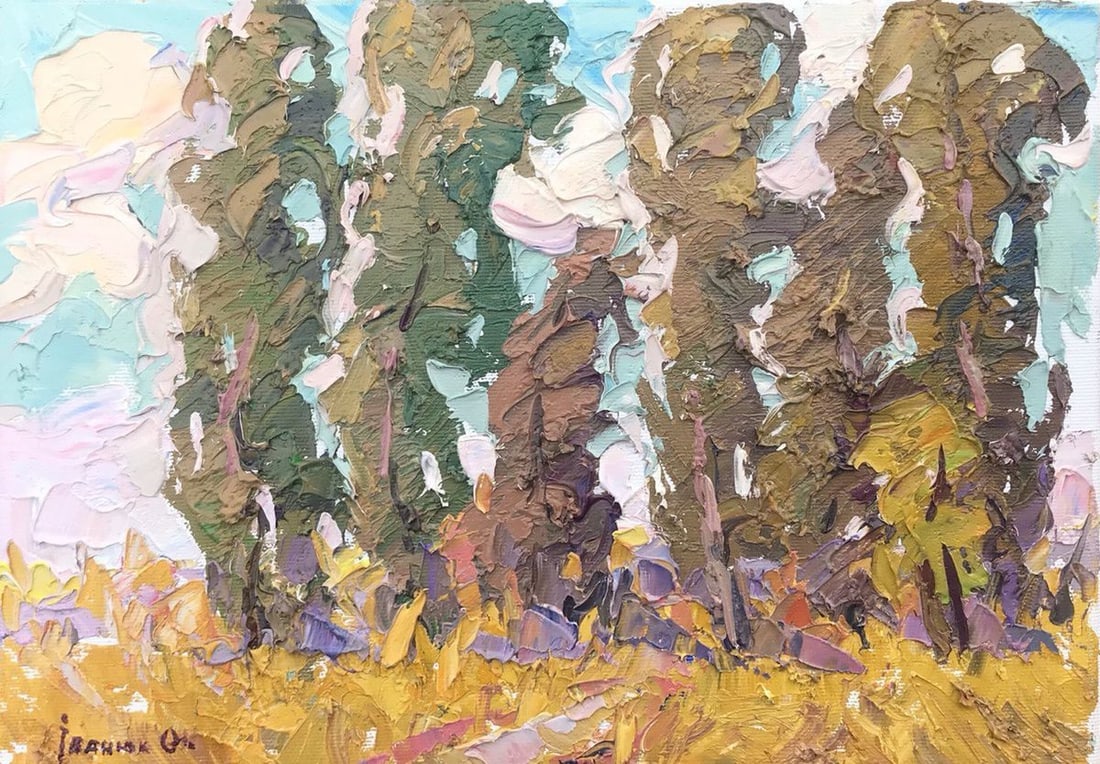 Oil painting The noise of the winds Kalenyuk Alex (1 of 7)