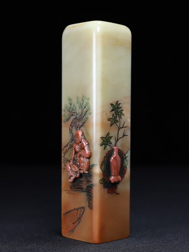 Old Chinese Shoushan Stone Seal (1 of 9)