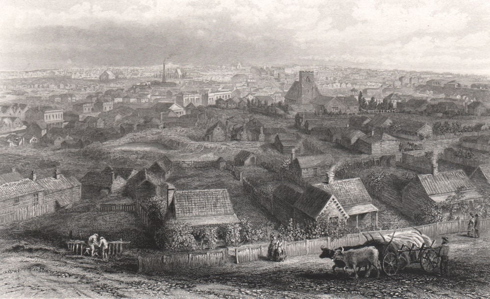 Ballarat. Edwin Carton BOOTH/James Charles ARMYTAGE. Victoria, Australia c1874 (1 of 1)