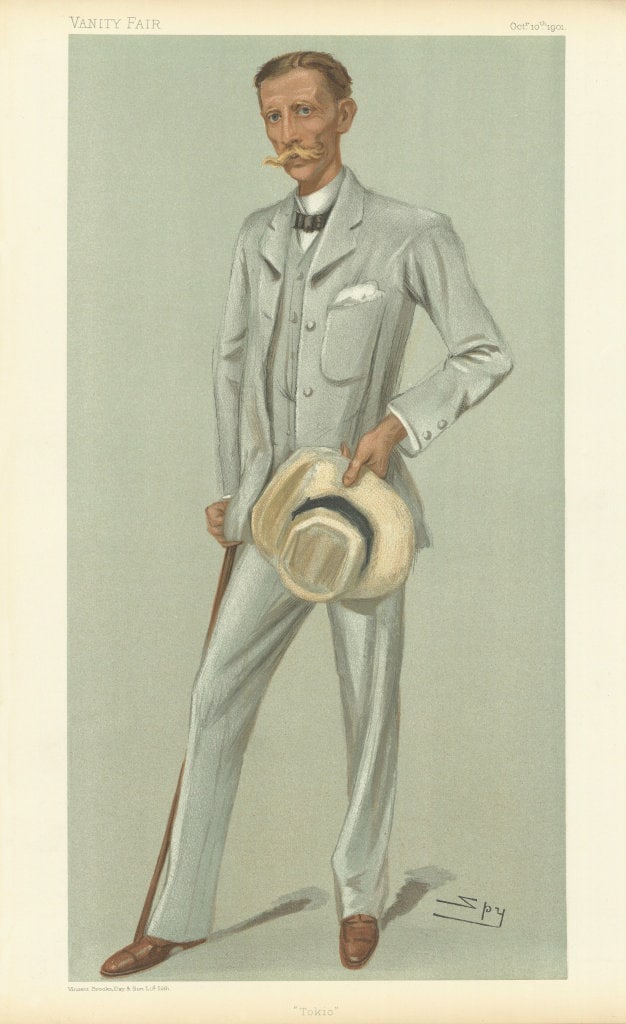 VANITY FAIR SPY CARTOON Sir Claude Maxwell Macdonald 'Tokio'. Tokyo, Japan 1901 (1 of 1)