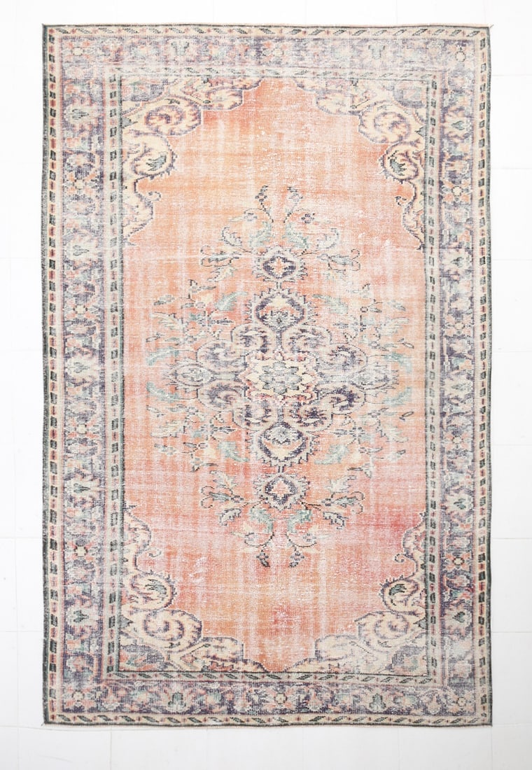 6'2'' x 9'10'' Turkish Handmade Kilim Rug - 24348 (1 of 20)