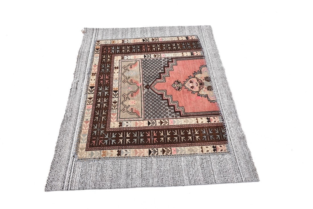 3'5'' x 4'1'' Turkish Flatweave Kilim Rug - 240371 (1 of 16)