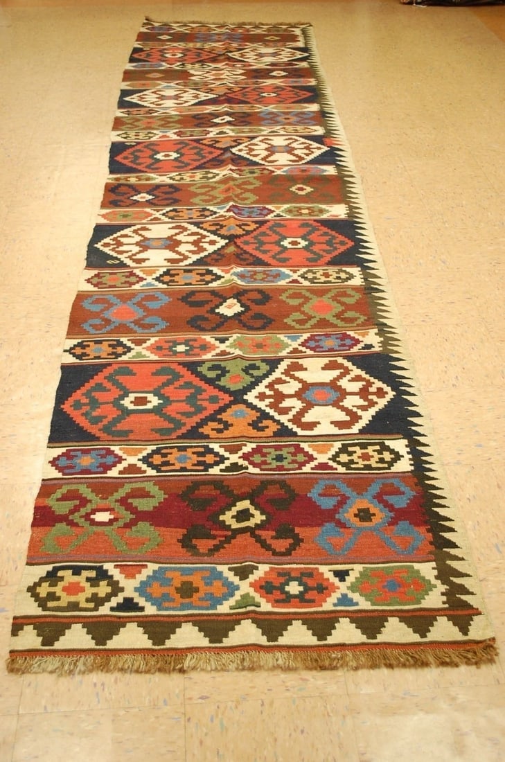 CAUCASIAN PANEL KILIM 3.3x14.2 (1 of 9)