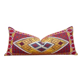 Colorful Swati Embroidered Phulkari Pillow Cover
